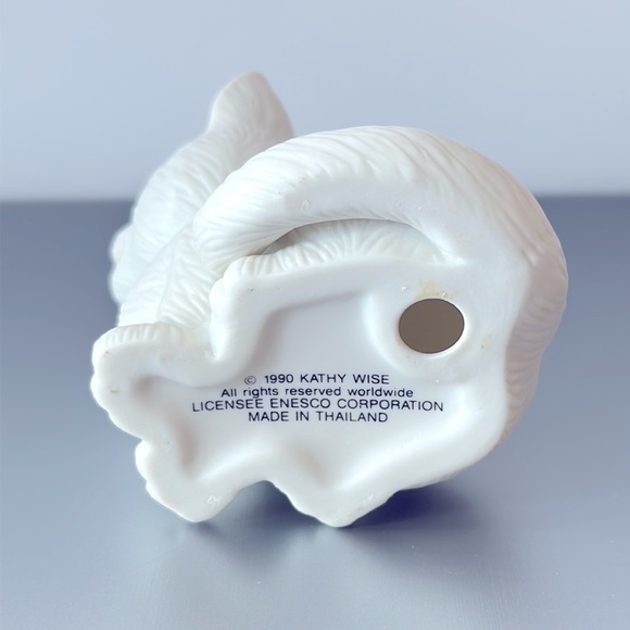 Vintage 1990 Kitty Cat & Mouse Figurine by Kathy Wise for Enesco - Picture 6 of 8